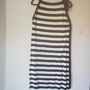 Michael Kors | Black and White Striped dress, Medium